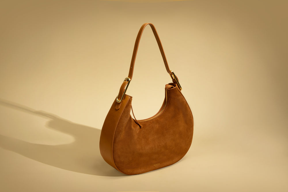 Sancia The Pilarre Handbag Walnut abigail fashion