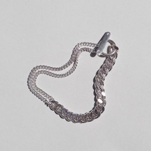 Saskia Diez Grand Bracelet Mixed Silver abigail fashion