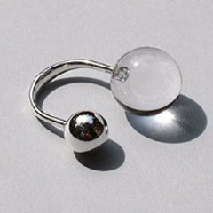 アクセサリー Saskia Diez sling ring navy リング 6SS／SLING RING NO1 | SASKIA DIEZ (Women