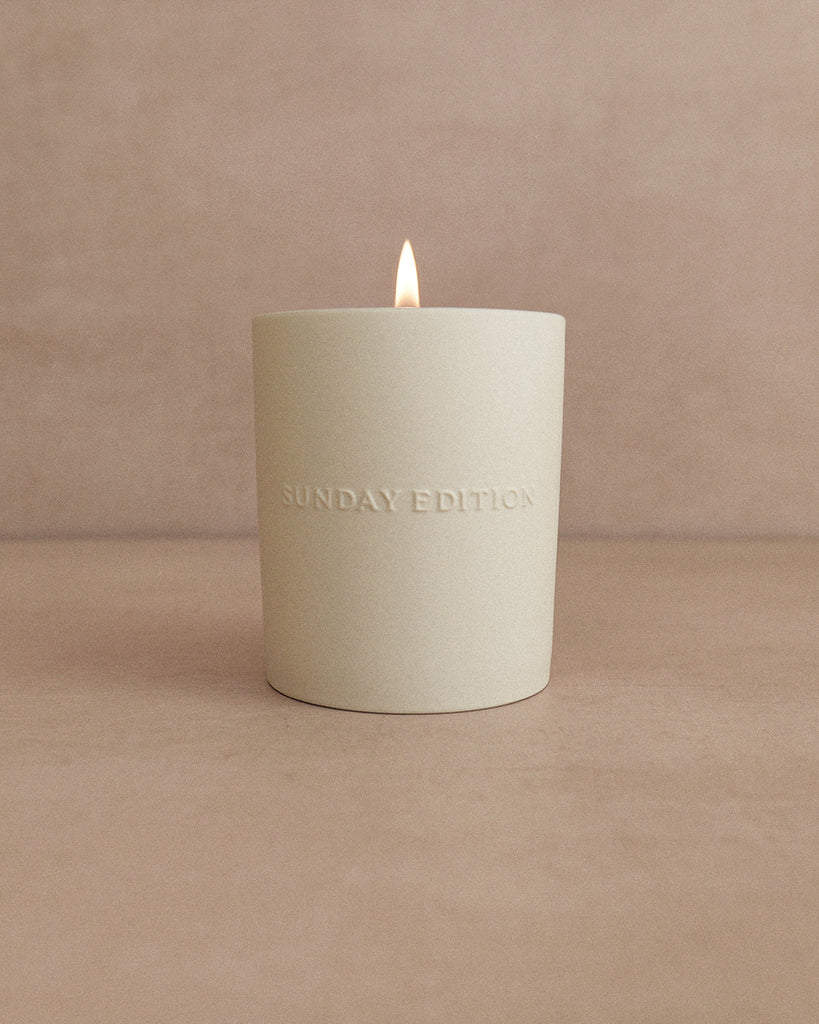 From the brand Sunday Edition Unisex Nude Candle in 255g - abigail fashion