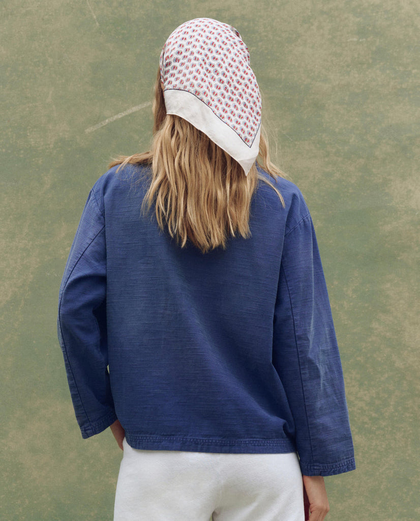 The Great The Railway Shirt Vintage Blue abigail fashion