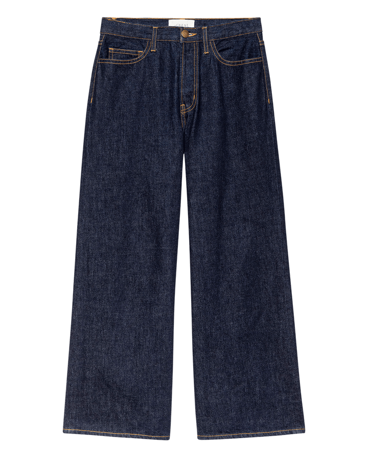 The Great Women's The Slouch Wide Leg Jean Midnight Rinse - abigail fashion