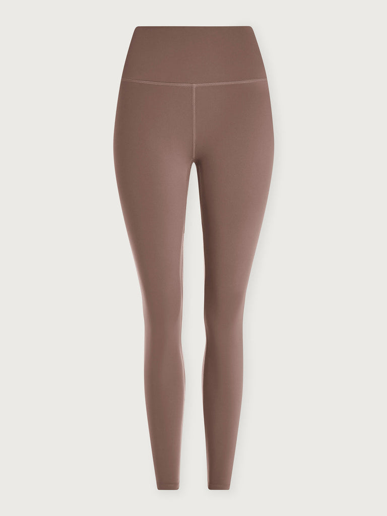 From the brand Varley Women's Freesoft High Rise Legging 27 in Deep Taupe - abigail fashion
