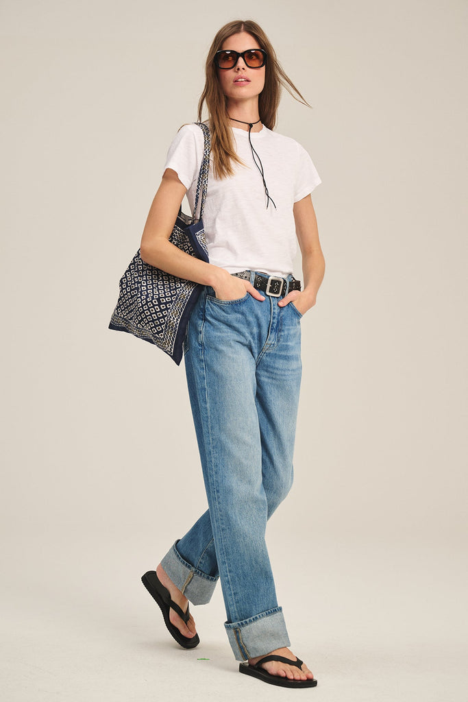 Velvet Women's Marie Original Tee White - abigail fashion