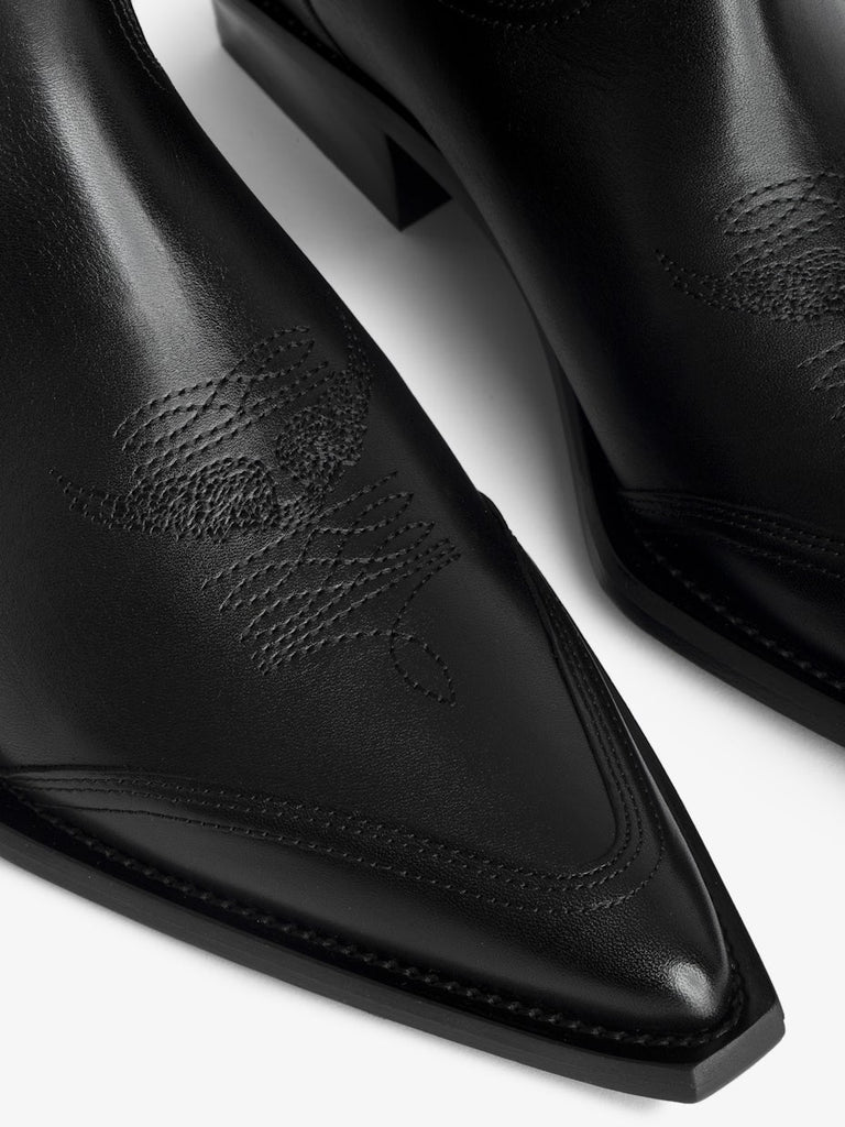 Zadig & Voltaire Cara Western Boots Black abigail fashion