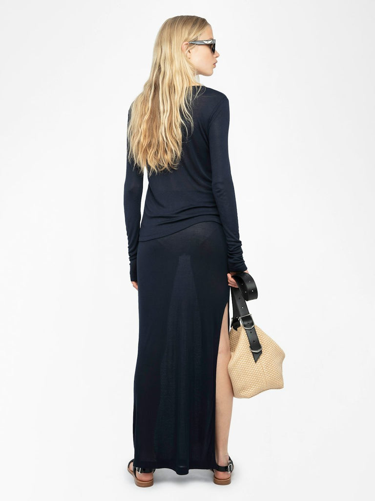 Zadig & Voltaire Tunisian Tina T-Shirt Encre abigail fashion