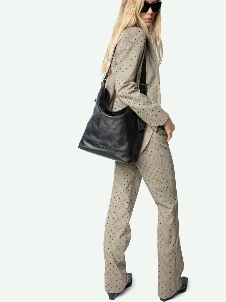 From the brand Zadig & Voltaire Women's Jane Hobo Bag in Black - abigail fashion