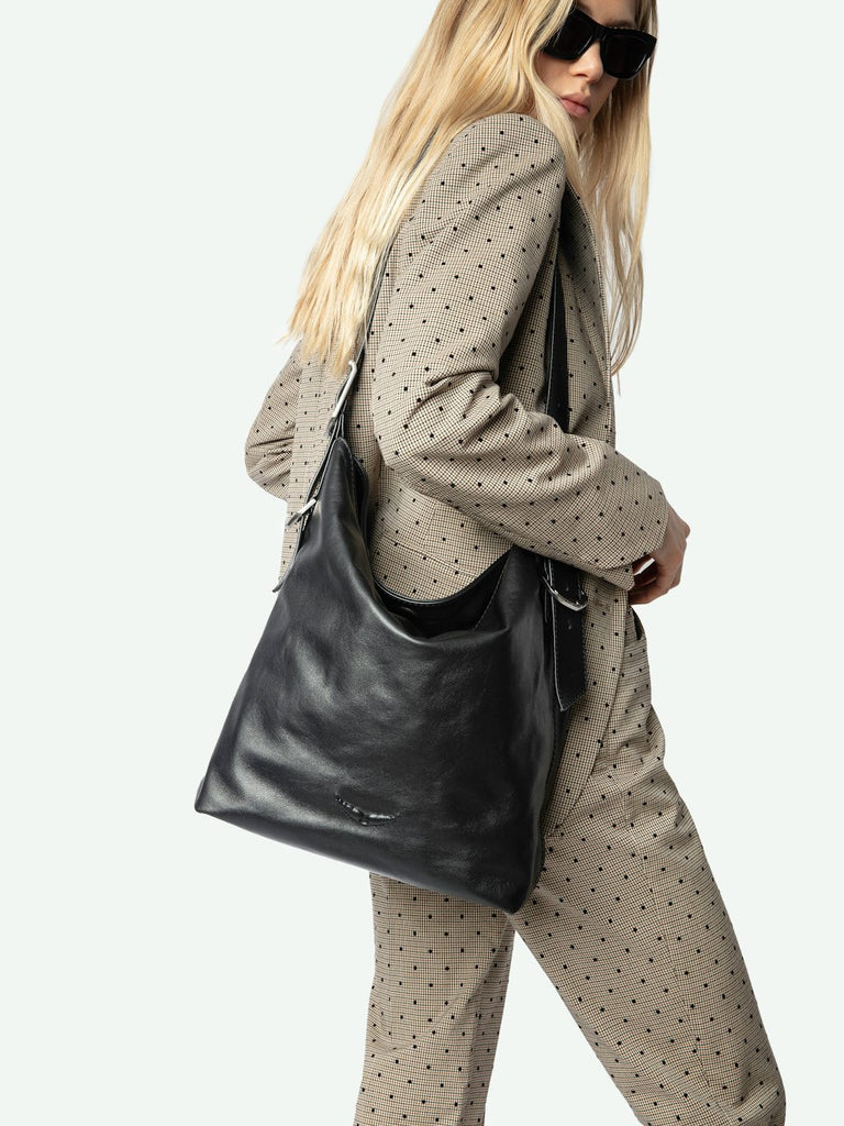 From the brand Zadig & Voltaire Women's Jane Hobo Bag in Black - abigail fashion