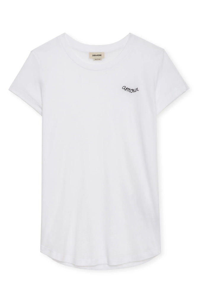 Zadig & Voltaire Woop Amour Tee Blanc abigail_fashion
