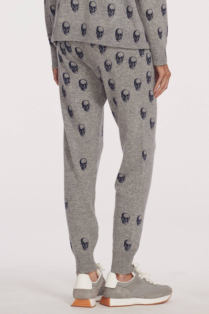 360 Cashmere Yara Pant Mid Heather Grey/Navy Bach&Co