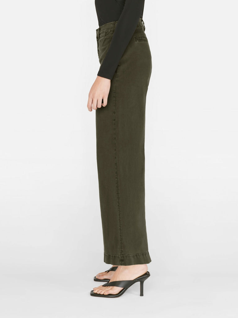 Frame Pixie Wide Leg Tomboy Trouser Washed Fatigue Bach&Co