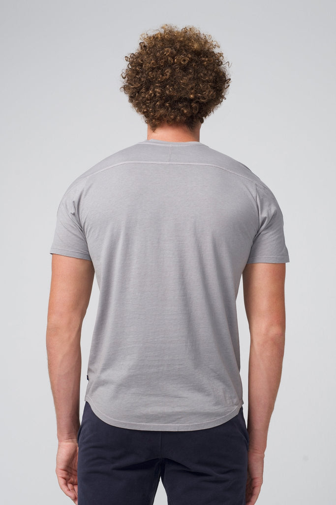 Good Man Premium Jersey V Neck Tee Frost Grey Bach&Co