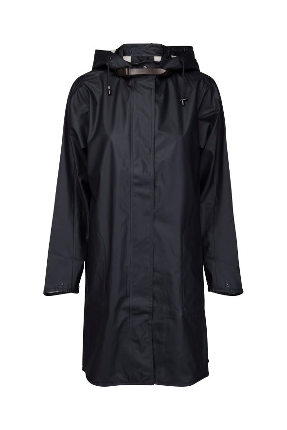 Ilse Jacobsen Feminine A-Shaped Raincoat Dark Navy Bach&Co