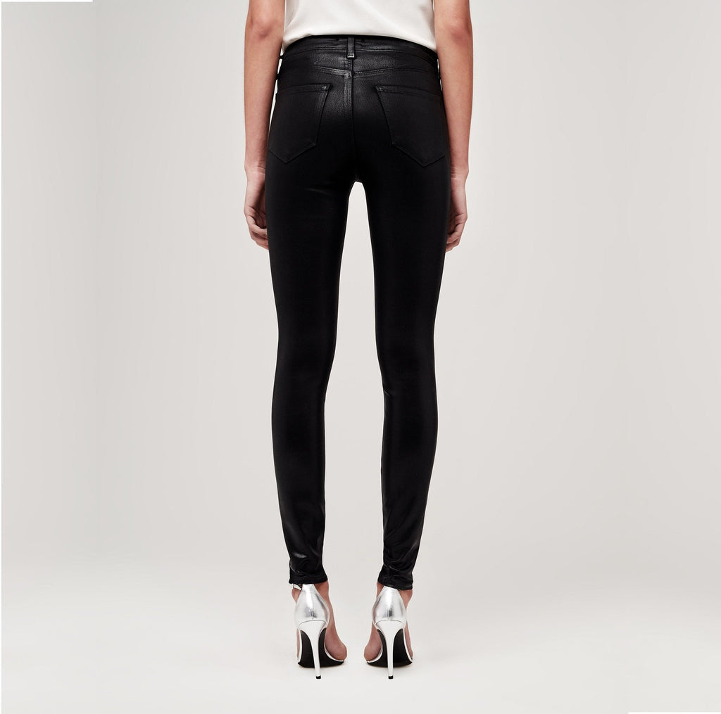 L'agence Marguerite High Rise Skinny Jeans Black Bach&Co 06