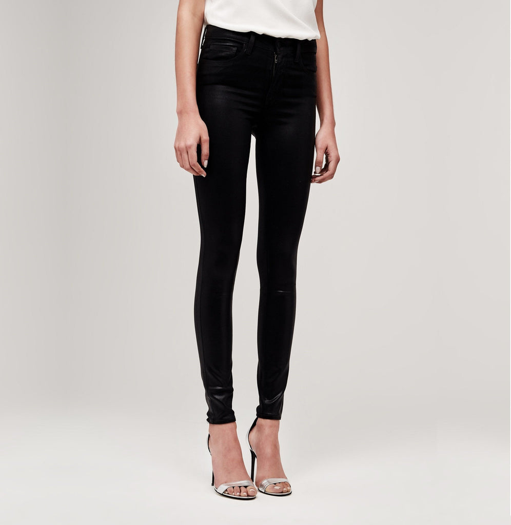L'agence Marguerite High Rise Skinny Jeans Black Bach&Co 08