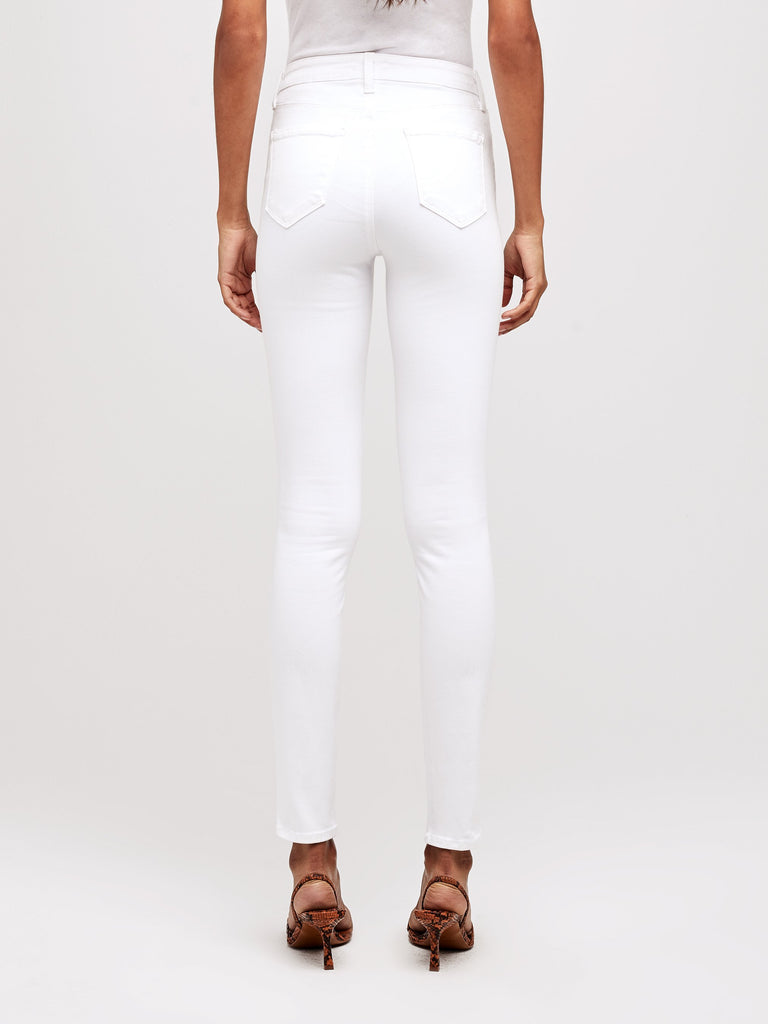 L'agence Marguerite High Rise Skinny Jeans Blanc Bach&Co 11