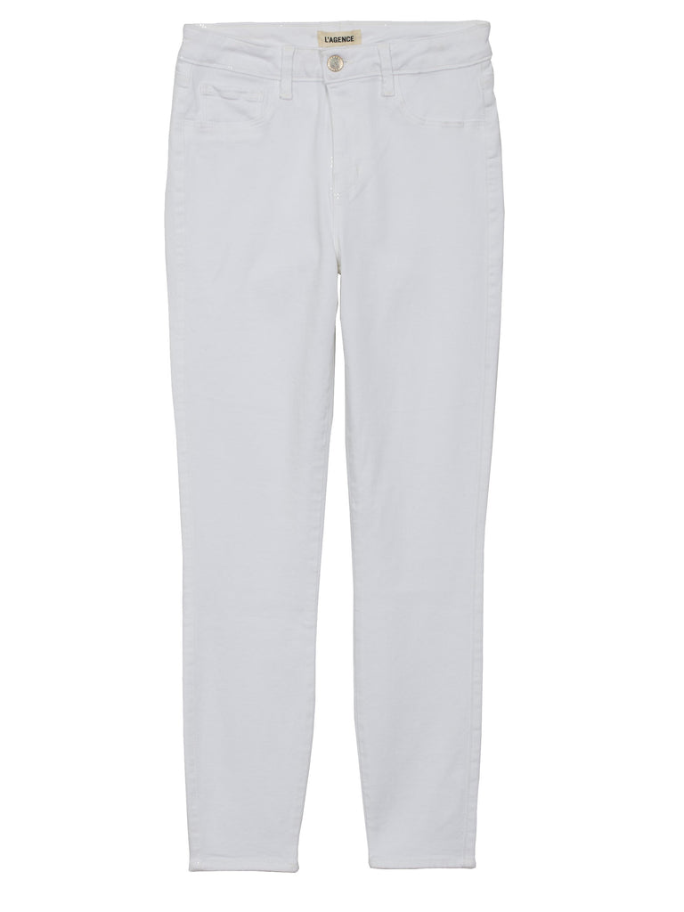 L'agence Marguerite High Rise Skinny Jeans Blanc Bach&Co 13