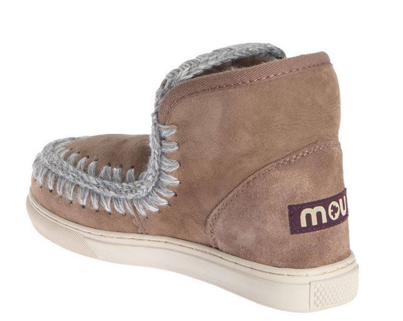 Mou Eskimo Sneaker ankle boots For Kids Dark Stone Bach&Co