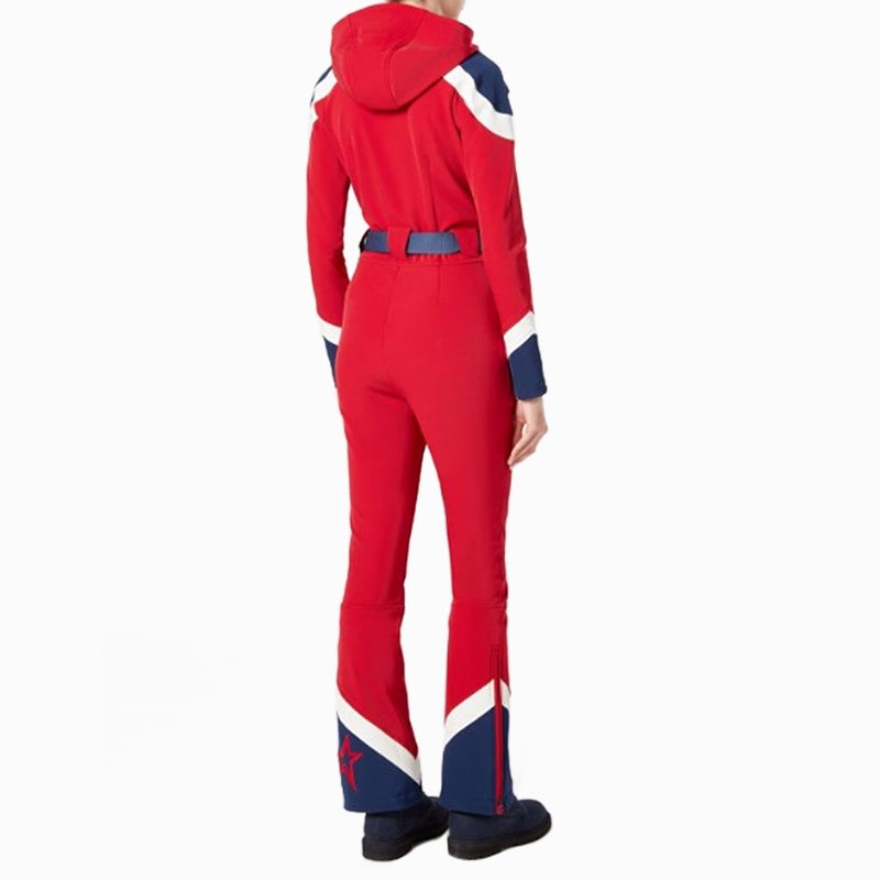 Perfect Moment Allos One Piece Ski Suit Red/Snow White/Navy Bach&Co