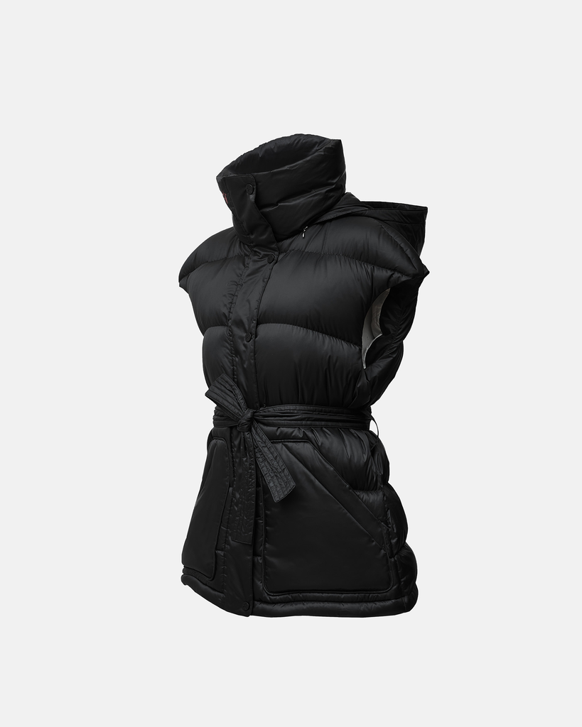 Perfect Moment Over Size Vest II Black/Snow White Bach&Co