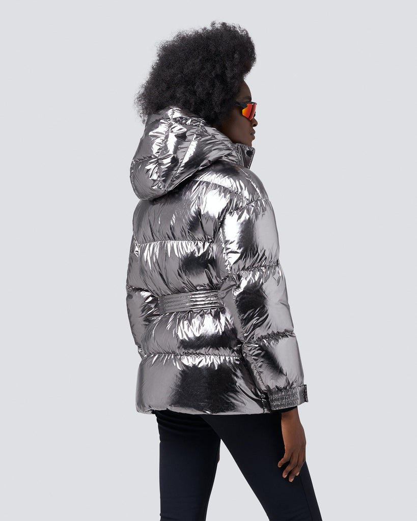 Perfect Moment Over Size Womens Parka II Silver Hp Foil Bach&Co