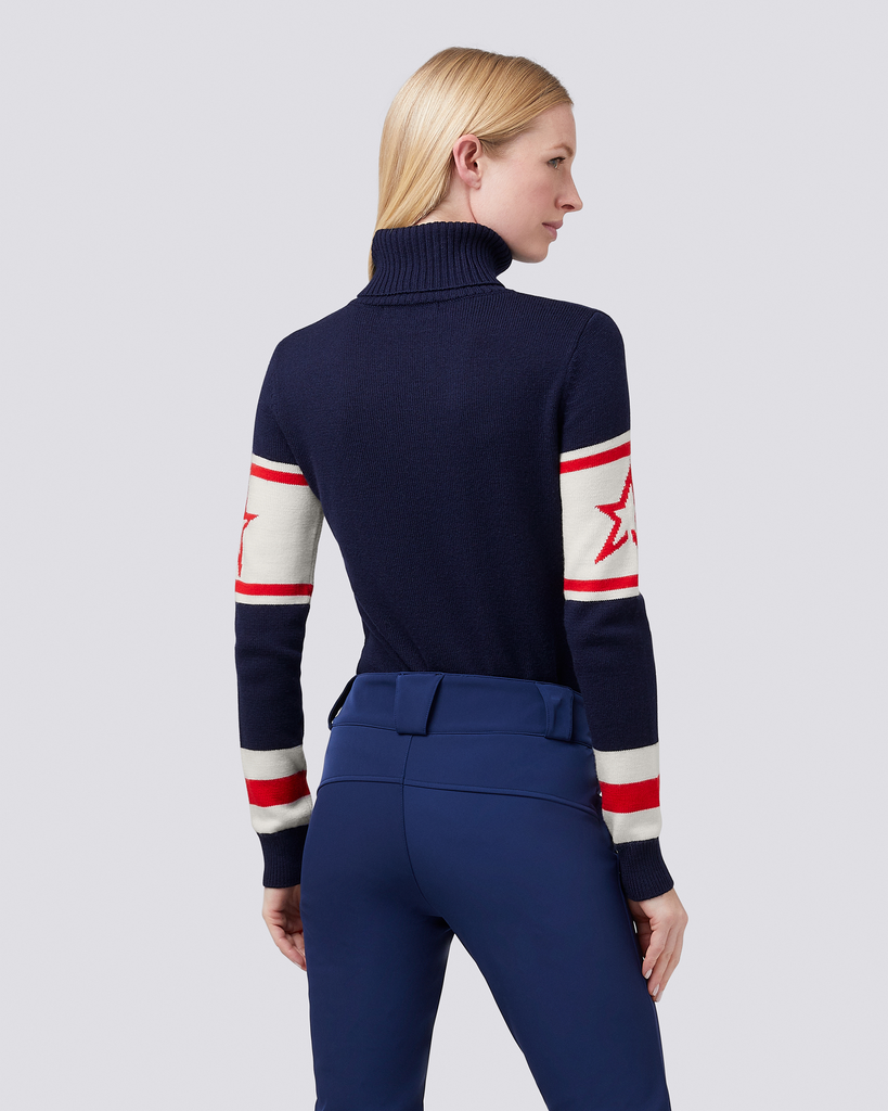 Perfect Moment Schild Sweater Navy Bach&Co