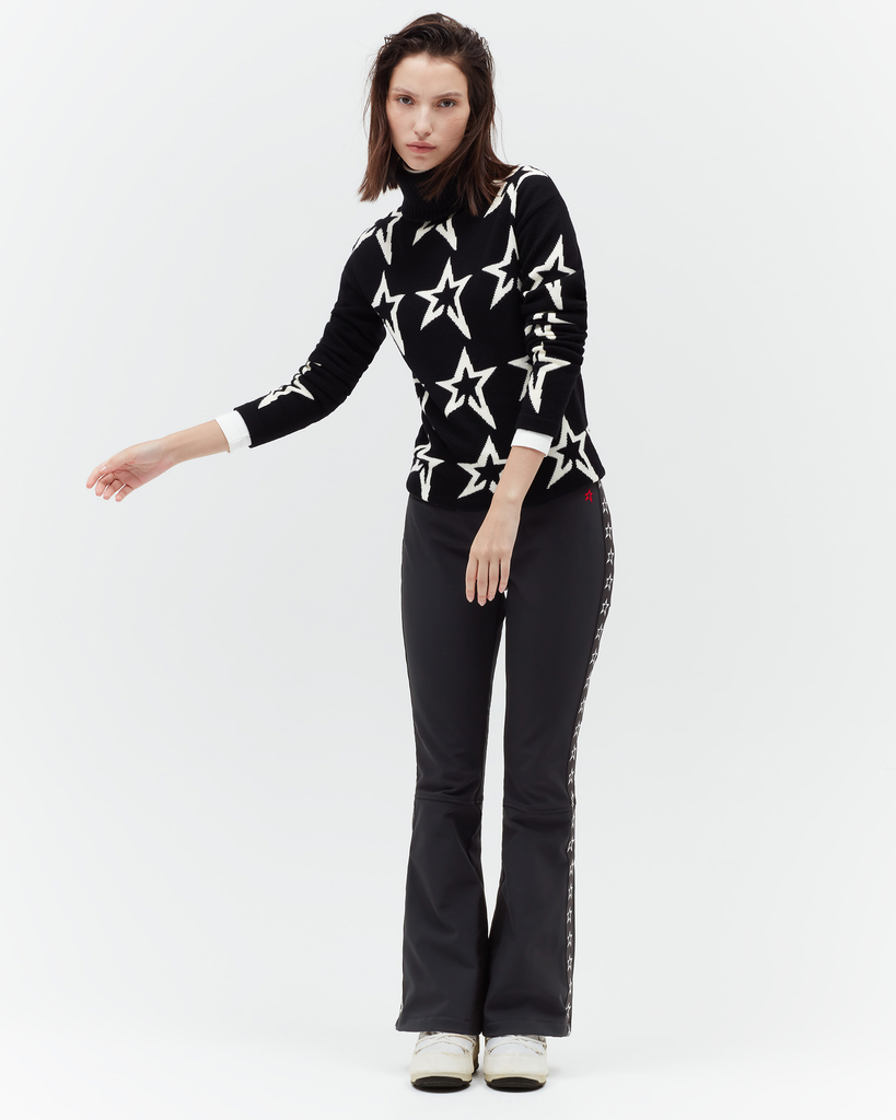 Perfect Moment Star Dust Sweater Black/Snow White Star Bach&Co