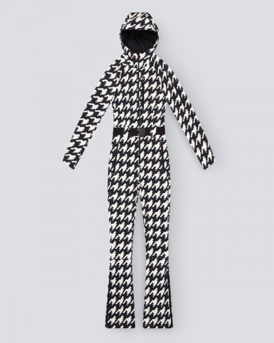 Perfect Moment Star Suit One Piece Houndstooth - Black/Snow White Bach&Co