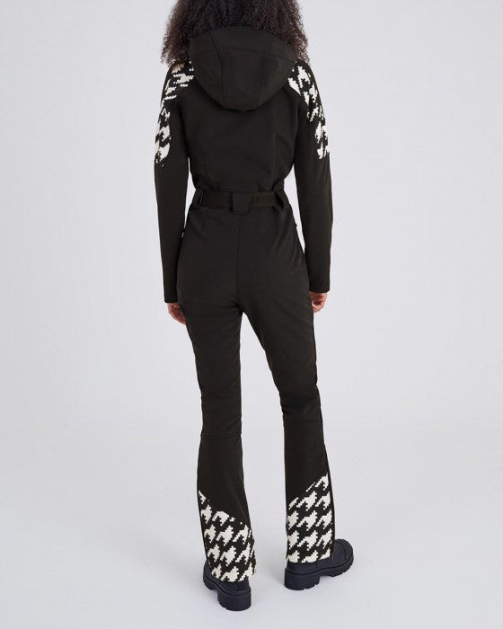 Perfect Moment Tignes One Piece Black/Snow White Houndstooth Bach&Co