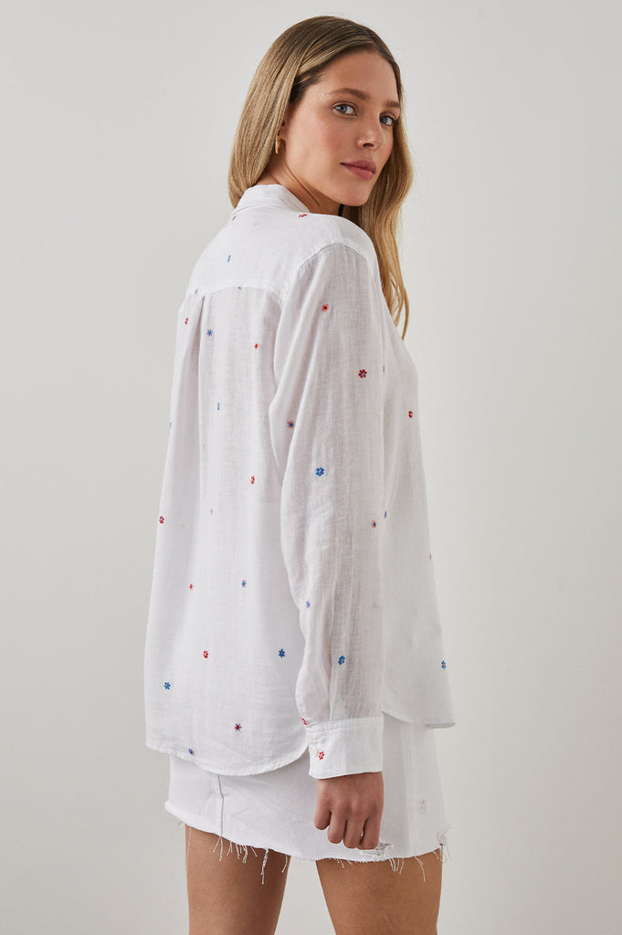 Rails Charli Shirt Multi Daisy Embroidery Bach&Co