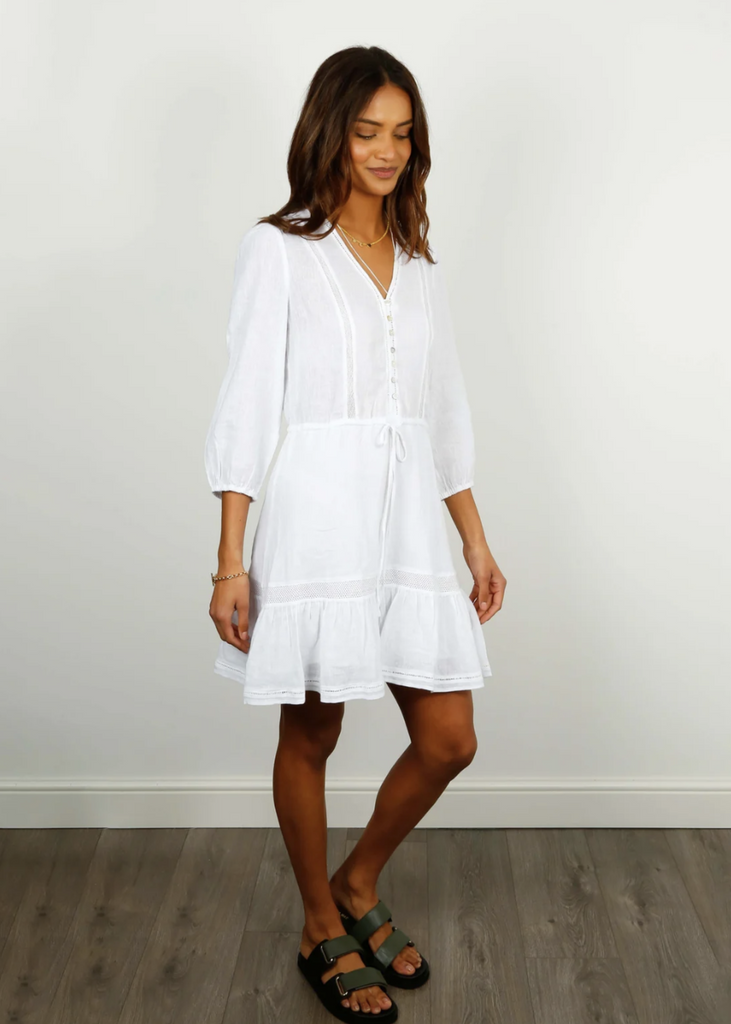 Rails Lilibet Lace Dress White Lace Inset Details Bach&Co