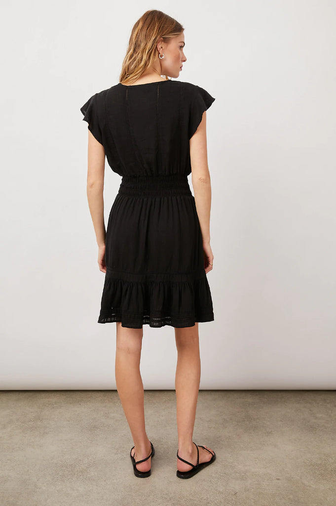 Rails Tara Pullover Style Mini Dress Black Lace Det Bach&Co