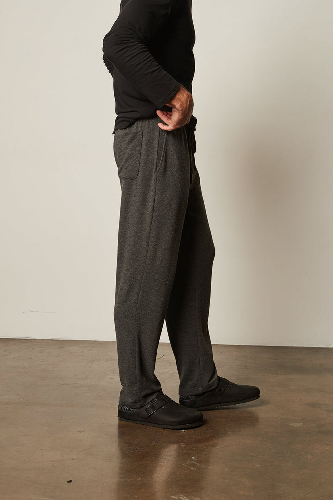 Velvet Clarence Cozy Jersey Pant Anthracite Bach&Co