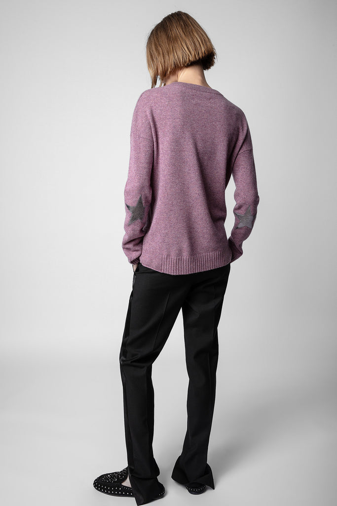 Zadig & Voltaire Vivi Ws Patch Cashmere Jumper/Sweater Lilas Bach&Co